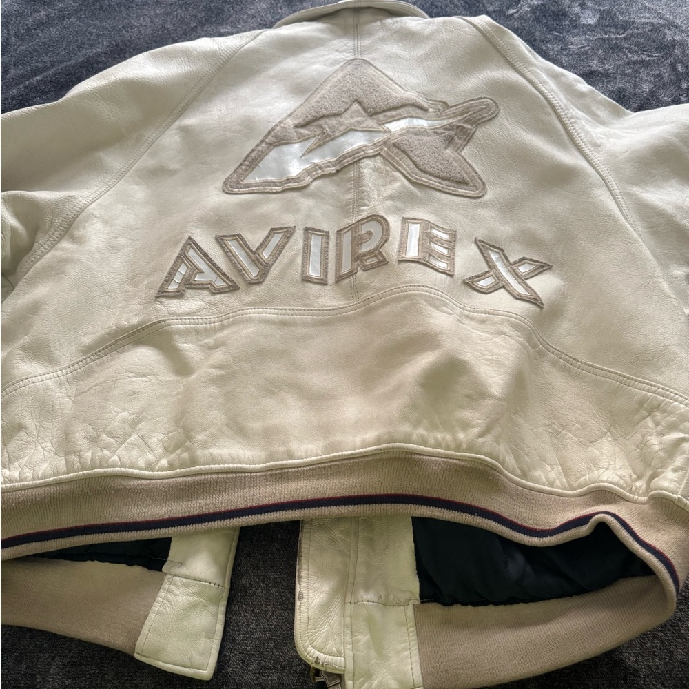 90’s hip hop bomber avirex 4x
